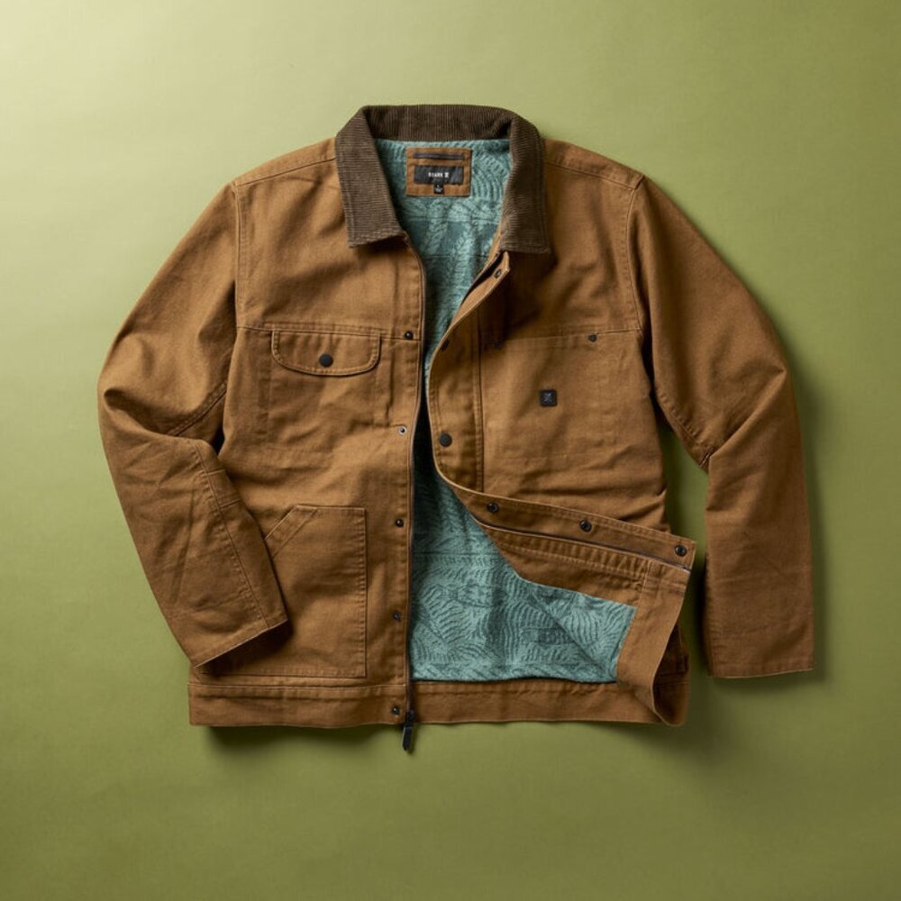 New Mens sz M Roark Open Roads Waxed Canvas Jacket outdoors fashion button up - Picture 6 of 11